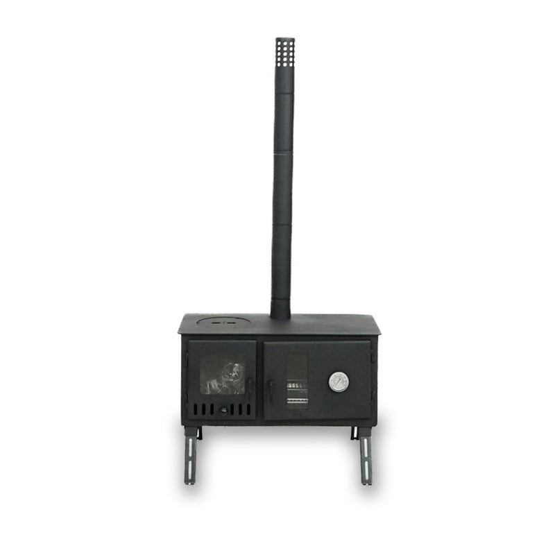 Poêle à bois portatif Firebox Range Oven | 3,5 kW 20,5 kg