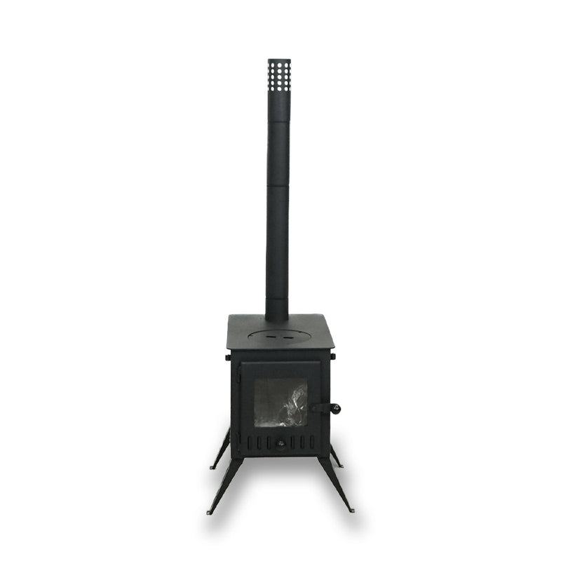 Poêle à bois portatif Firebox Vista à grande fenêtre | 3,5 kW 12 kg