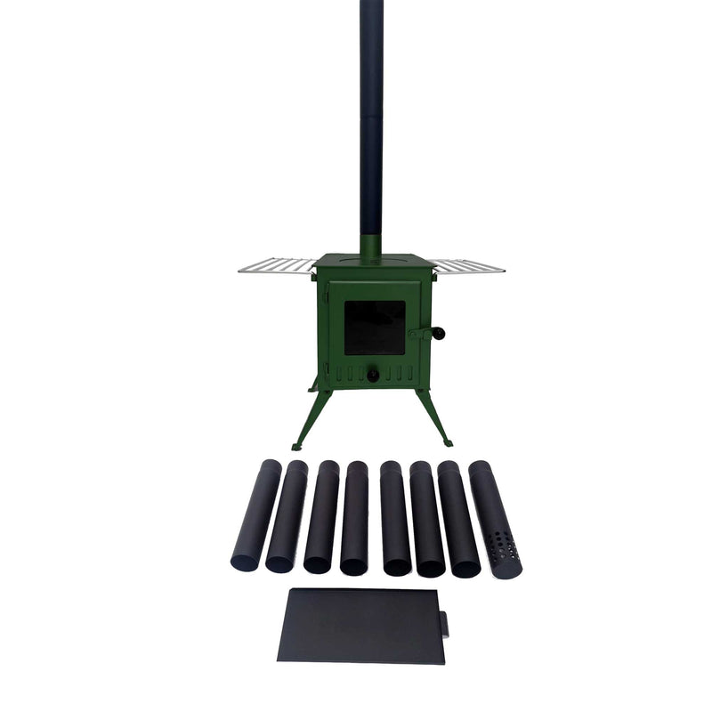 Firebox Vista Large Window Portable Wood Stove | 3.5kw 12kg