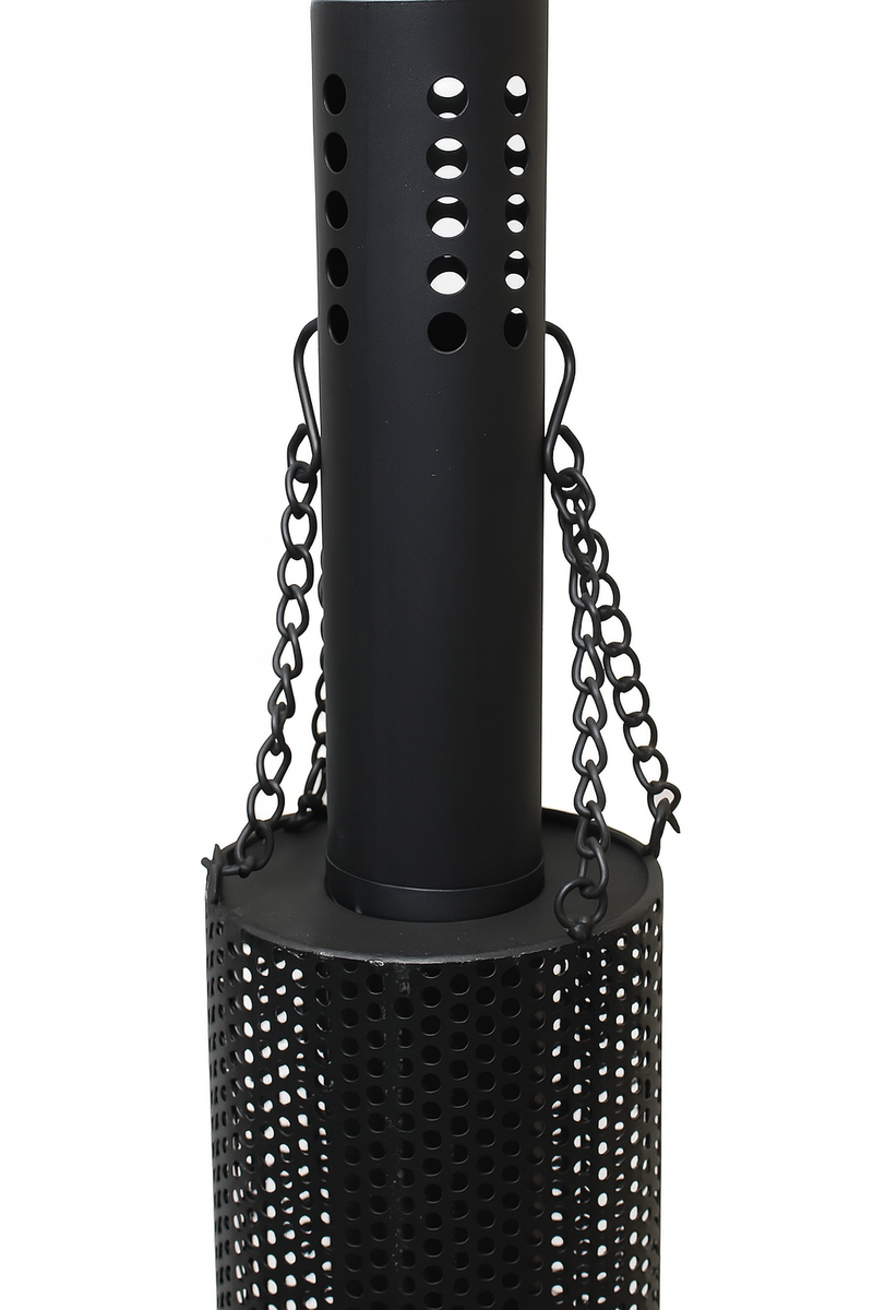 Firebox Vista Large Window Portable Wood Stove | 3.5KW 12KG - Robens Tipi Kit