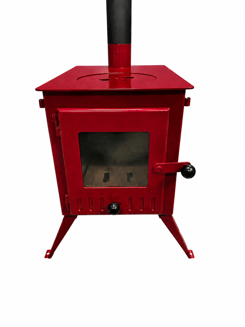 Firebox Vista Eco Burn Large Window Portable Wood Stove | 3.5kw 12kg