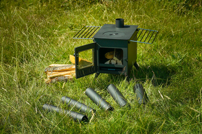 Firebox Vista Large Window Portable Wood Stove | 3.5kw 12kg