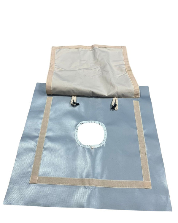 The Stove Mate - Fireproof Canvas Tent Stove Flap DIY Installation Kit
