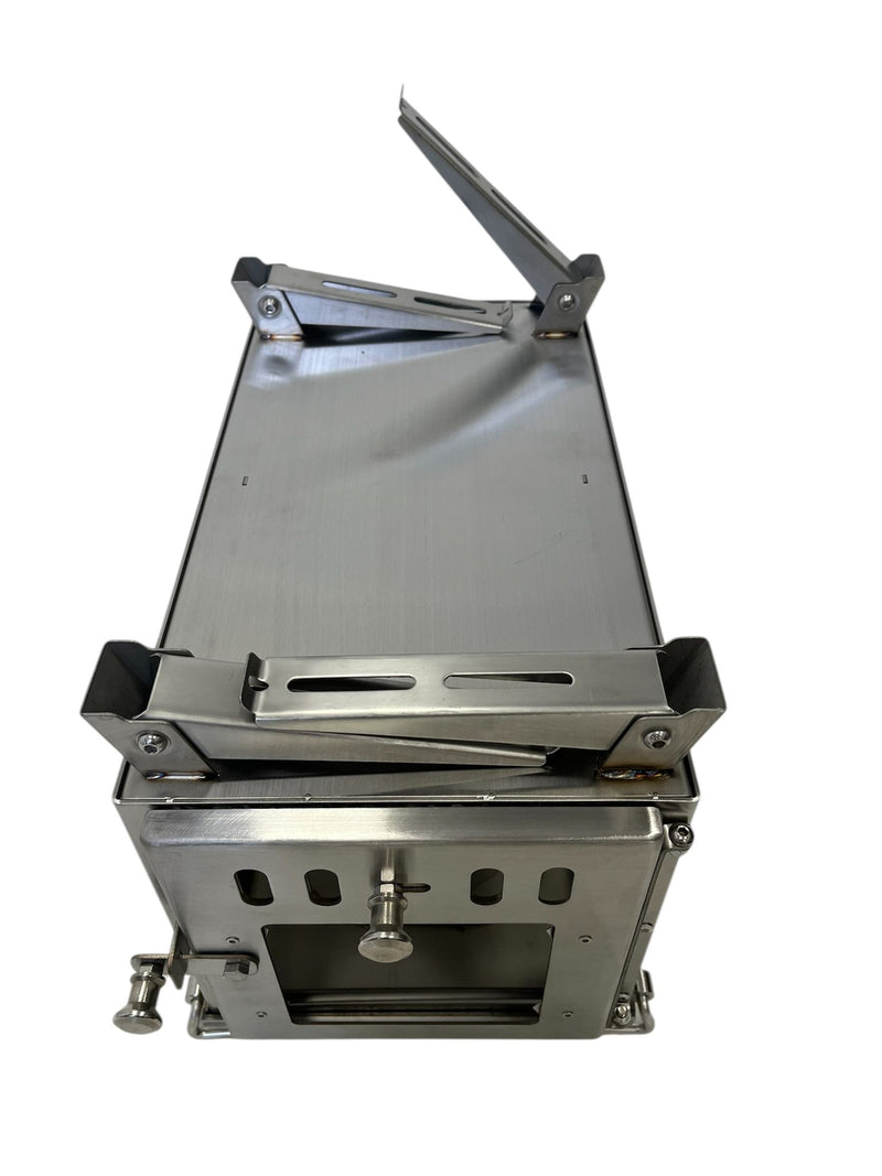 Firebox Flame Clear View Portable Wood Stove | 3.5KW 14KG - Robens Tipi Kit
