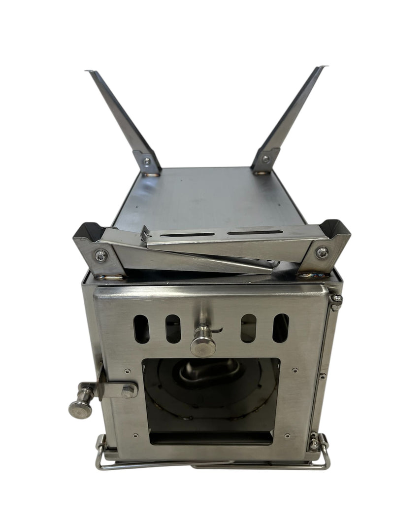 Firebox Flame Clear View Portable Wood Stove | 3.5KW 14KG - Robens Tipi Kit