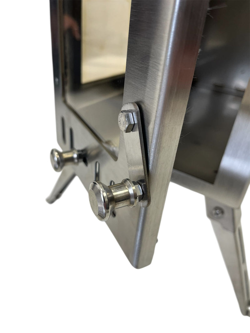 Firebox Flame Clear View Portable Wood Stove | 3.5KW 14KG - Robens Tipi Kit