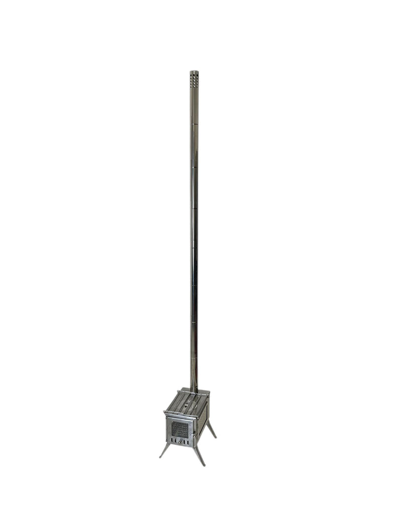 Firebox Flame Clear View Portable Wood Stove | 3.5KW 14KG - Robens Tipi Kit