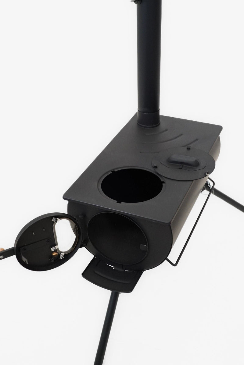 Outbacker® Pioneer Portable Window Tent Stove | 2.5KW 12KG | Robens Tipi Kit